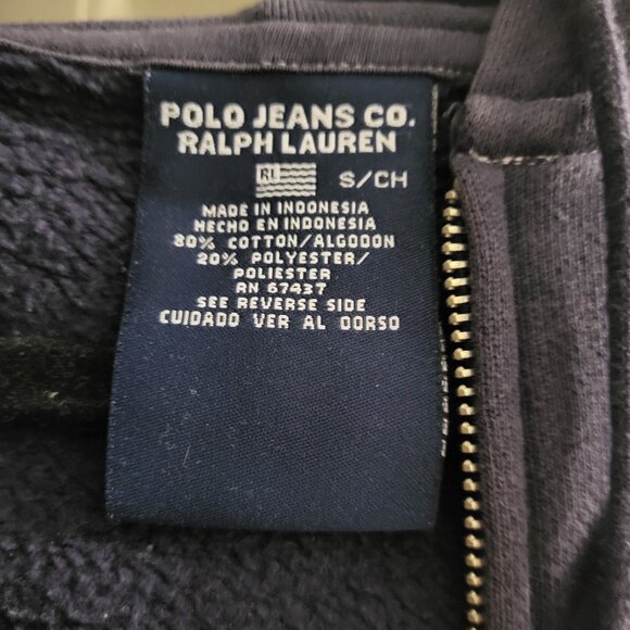 Navy Polo Jeans Ralph Lauren Sweater Small - Picture 3 of 4
